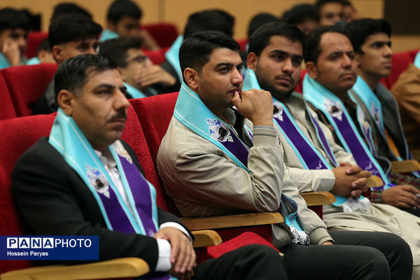 مراسم آموزش کاروان‌های عمره دانش‌آموزی به دانش‌آموزان عازم سرزمین وحی