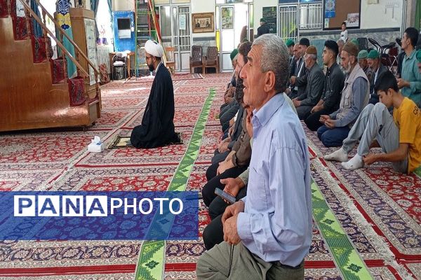 اقامه نماز جمعه در هفته دفاع مقدس  در شهر بار نیشابور