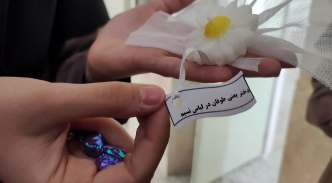 جشن روز جهانی دختر در مدرسه خلیج فارس و نمونه فدک مروست