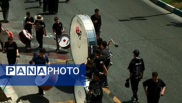 حضور پرشور عزاداران حسینی در بروجن