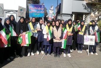 راهپیمایی یوم‌الله ۱۳ابان ماه در شهرستان نیشابور 