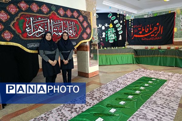 پیوند دل‌های دانش‌آموزان شهرقدس در سوگ حضرت زهرا(س)