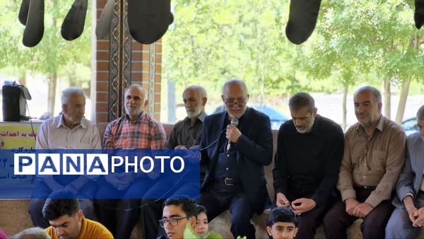 تجدید میثاق قاریان قرآن و اهالی بلده با شهدای گمنام