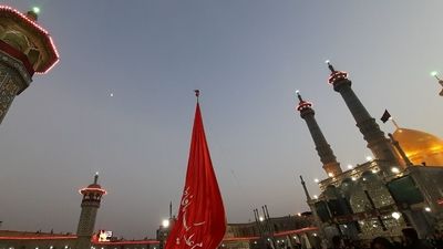 برگزاری مراسم تاسوعای حسینی در حرم حضرت معصومه(س)  
