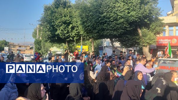 مراسم تشییع و وداع با شهید امنیت حسین اسحاقی در لردگان 