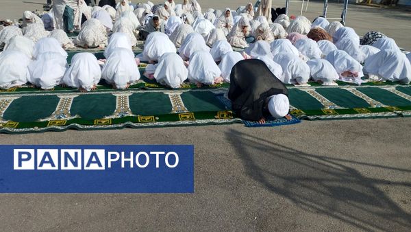 اقامه نماز باران در دبستان لطیفه