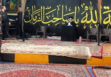 عزاداری شب عاشورا در موکب صاحب‌الزمان(عج)