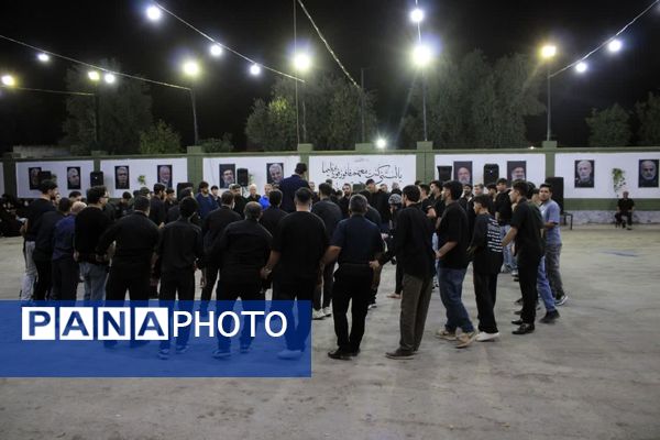 مراسم عزاداری و تعزیه خوانی شب هشتم محرم در گچساران 