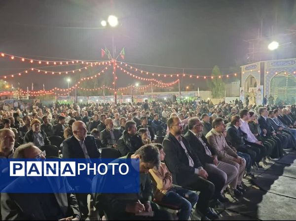 نخستین سالروز تدفین شهید گمنام شهرک شهید تندگویان شهرستان جم