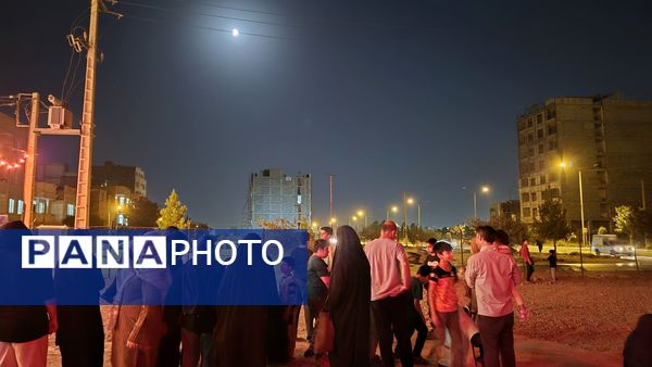 رصد ماه گرفتگی باتلسکوپ در هیئت الزهرا نیشابور 