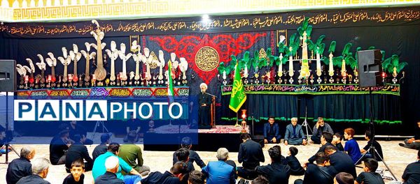 شب هفتم ماه محرم؛ تکیه علی اکبری کاشمر میزبان مسئولین این شهرستان