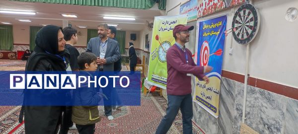 برگزاری مسابقات دارت در مسجد مسلم بن عقیل شهرستان شیروان