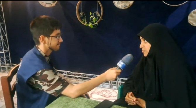  تولید محتوا نمایشگاه دالان عشق نیشابور توسط نوجوانان و جوانان انجام شده است 