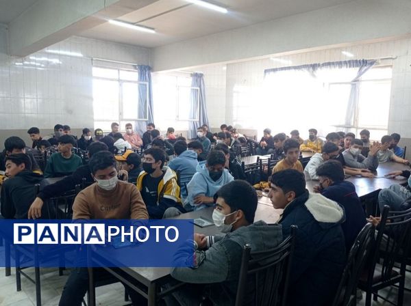 مراسم سوگواری به مناسبت دهه فاطمیه در مدرسه  علامه طبابایی سرهنگ