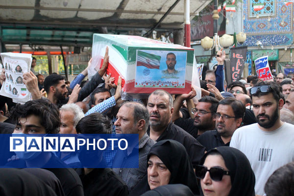 وداع با پیکرهای مطهر شهدای جنایات رژیم صهیونیستی در قم