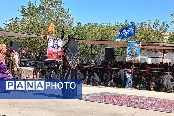 مراسم تعزیه‌خوانی شهادت امام رضا(ع) شهرستان میان جلگه نیشابور 