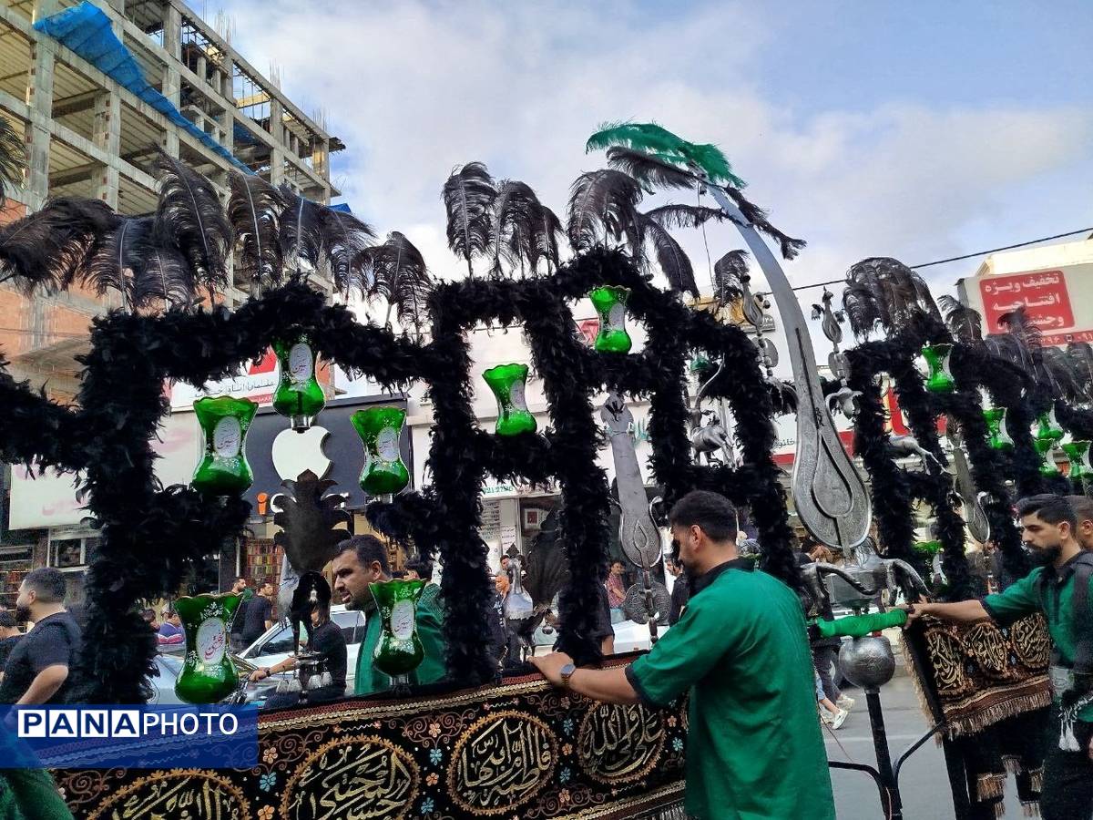 آیین علم‌گردانی ماه محرم در آمل