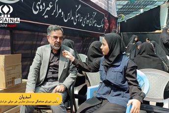 برپایی موکب برای خدمت به زائرین امام مهربانی ها