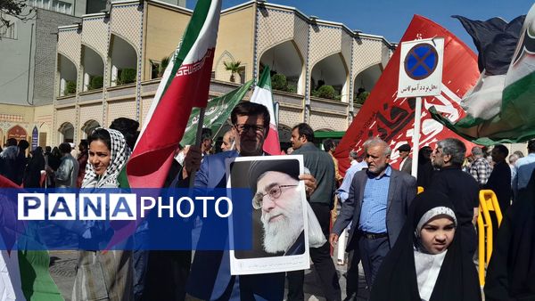 جمع خشم نصر در دومین سالگرد طوفان الاقصی؛ مردم پرشور به خیابان‌ها آمدند