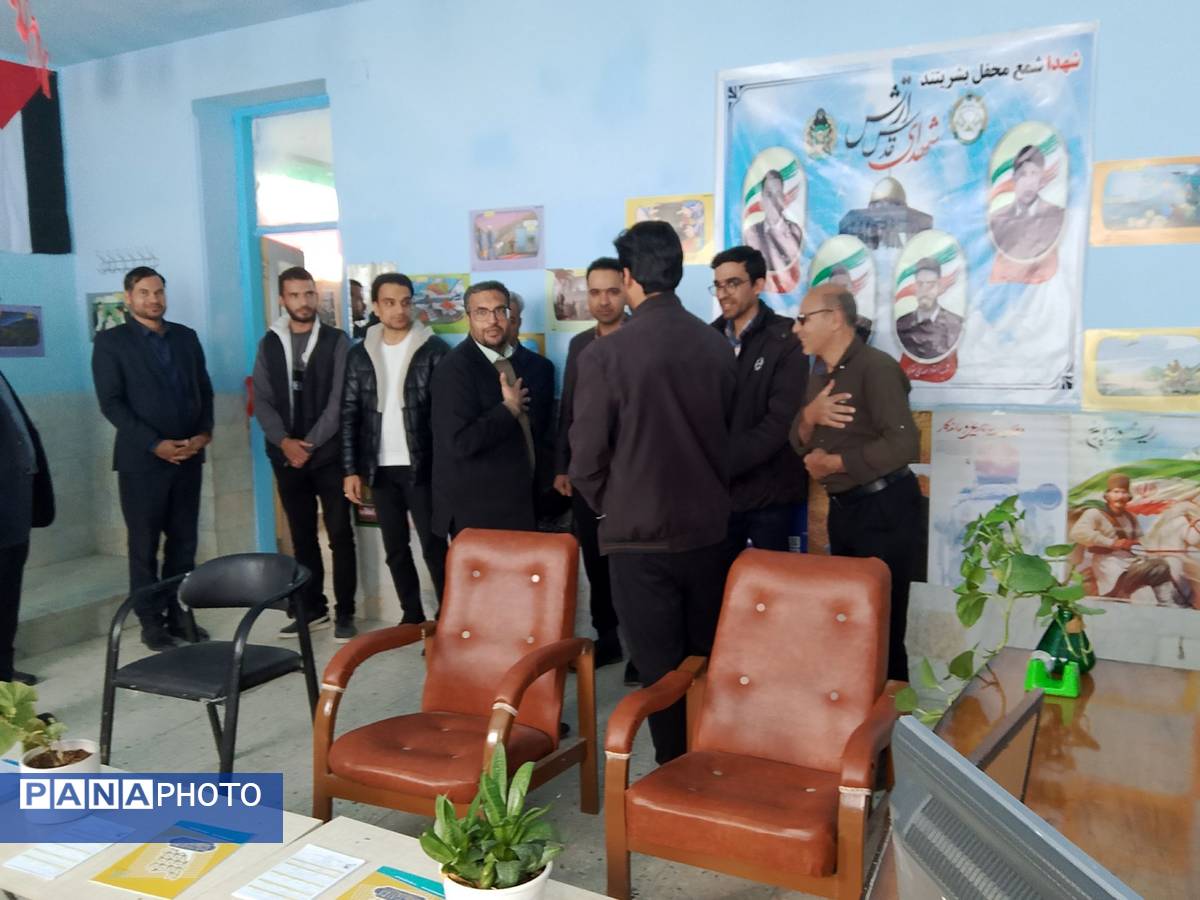 افتتاح اتاق انجمن اسلامی در دبیرستان خاتم الانبیاء (ص) زاوه