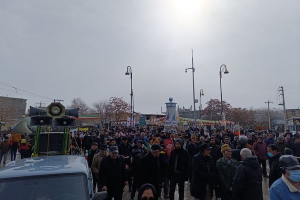 راهپیمایی ۲۲ بهمن در آشخانه