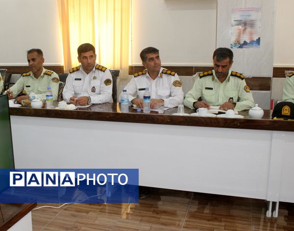 نشست خبری فرمانده انتظامی استان بوشهر با اصحاب رسانه 