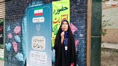 حماسه حضور پرشور مردم بهاباد در پای صندوق‌های رای