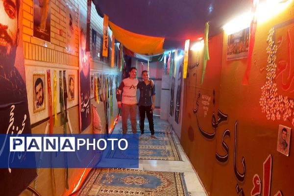 اعتکاف دانش‌آموزی در مسجد سیدالشهدا(ع) شیراز