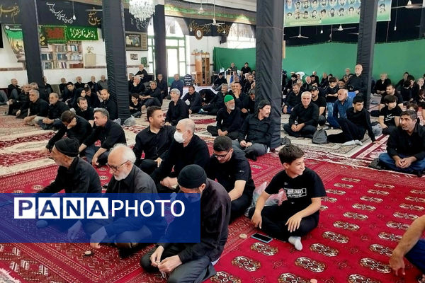 مراسم تاسوعای حسینی در شهرستان گالیکش