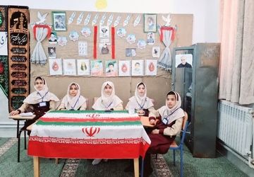 برگزاری انتخابات شورای دانش‌آموزی مدرسه شهید مدنی خاتم