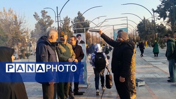 آخرین کاروان دانش‌آموزان پسر ناحیه ۴ کرج به اردوی راهیان نور 