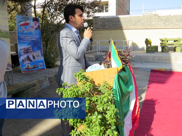 رزمایش دانش‌آموزی پدافند غیرعامل در شهرستان بجنورد 