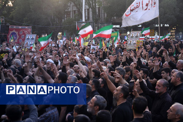 تجمع بزرگ ضد صهیونیستی و حماسی هیات‌های حسینی در تبریز