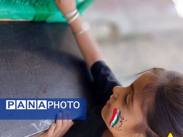 ایرانِ امام حسین، با پشتیبانی نونهالان پیروز است 