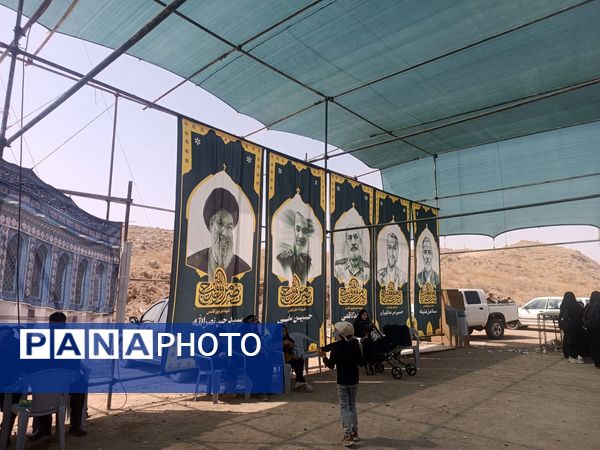 موکبی با رنگ و بوی مقاومت و شهادت 