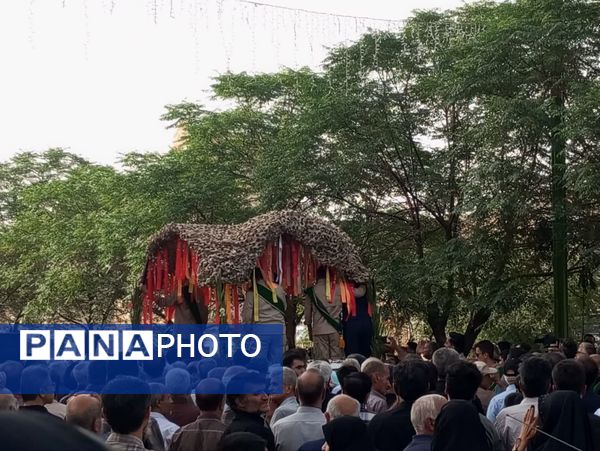 تشییع باشکوه پیکر شهید مبارزه با اسرائیل جنایتکار
