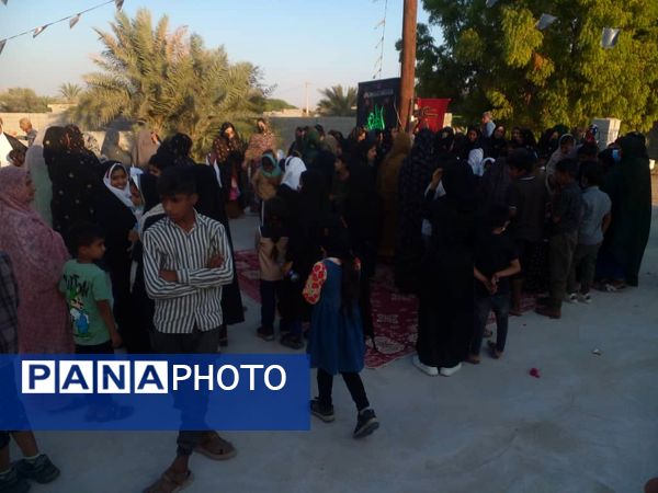 ورود پیکر شهید گمنام به روستای لاور 