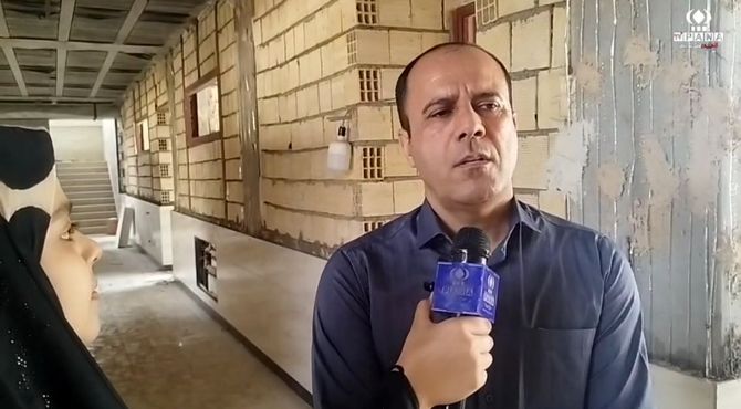 بازدید از دو پروژه در حال ساخت نهضت مدرسه سازی شهر بهارستان