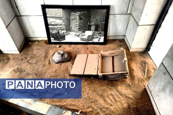 بازدید کاروان راهیان نور از موزه جنگ خرمشهر