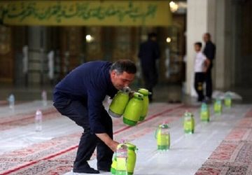 خدمت‌رسانی۵۰۰ خادم حرم بانوی کرامت در ماه مبارک رمضان