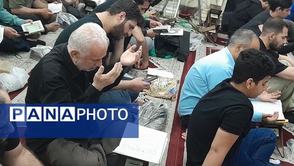 احیای نوزدهمین شب‌ ماه رمضان در مسجد امام صادق (ع) با حضور پرشور مردم کرج
