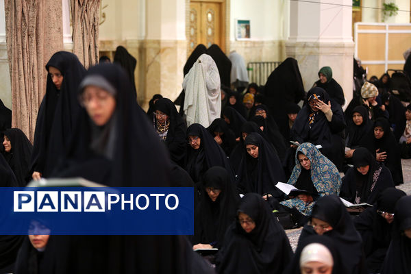 مراسم عزاداری سالروز شهادت امام هادی(ع) در حرم حضرت معصومه(س)