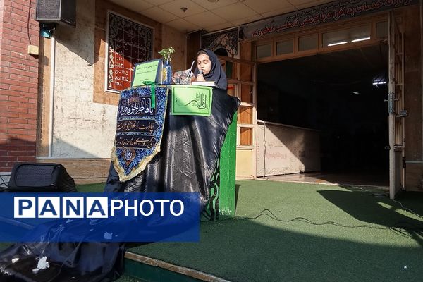 حال و هوای فاطمیه در مدرسه شادروان مهدیزاده