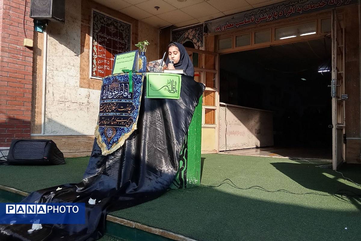 حال و هوای فاطمیه در مدرسه شادروان مهدیزاده