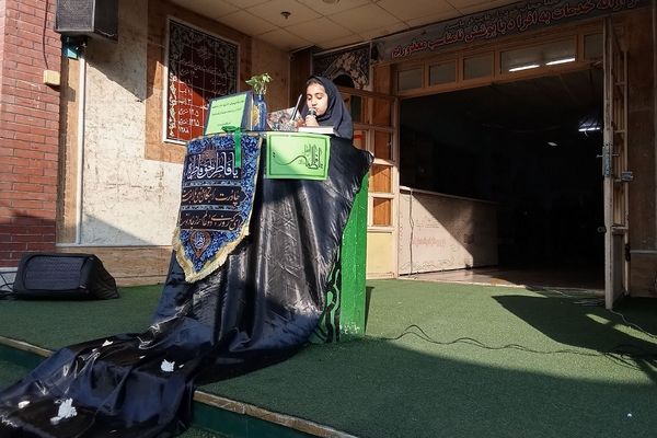 حال و هوای فاطمیه در مدرسه شادروان مهدیزاده