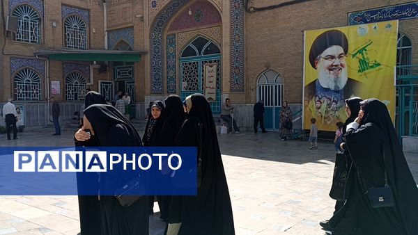 حضور دانش آموزان دبیرستان سردار شهید قاسم سلیمانی ناحیه ۴ کرج در نماز جمعه