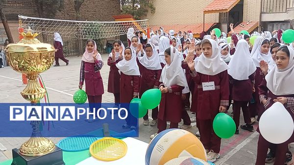 مراسم المپیاد ورزشی درون مدرسه ای دبستان شطیطه۲