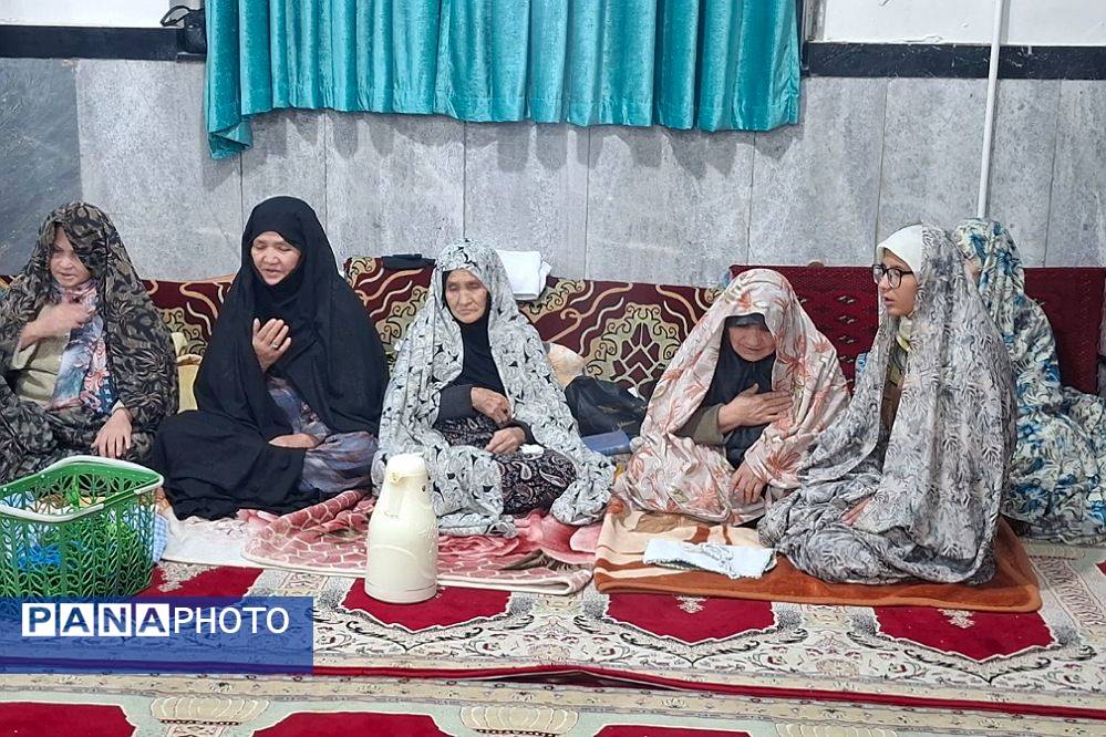 مراسم اعتکاف در مسجد امام حسین(ع) ناحیه یک شهرری