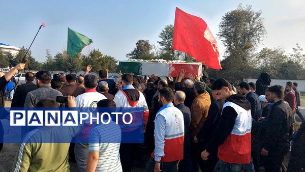 تشییع پیکر مطهر شهید گمنام با عطر فاطمیه