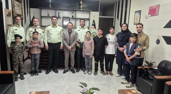 تجلیل از کارمندان نیروی انتظامی شهرستان آباده 